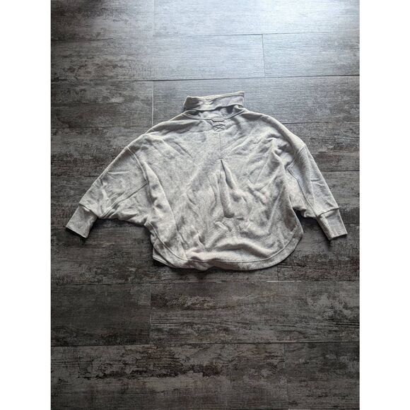 PRANA Turtleneck Sweatshirt Pullover Kangaroo Pockets - Picture 2 of 5